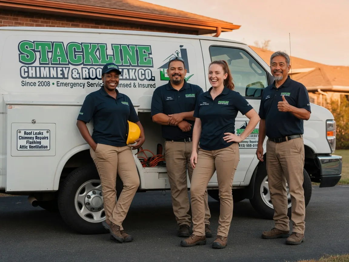 Chimney flashing repair company in Caledonia, IL